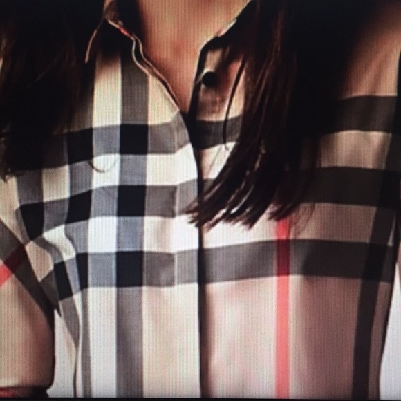Burberry Brit check poplin shirt, size XS - Picture 3 of 8
